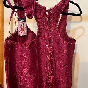 Plus Size Corset Set